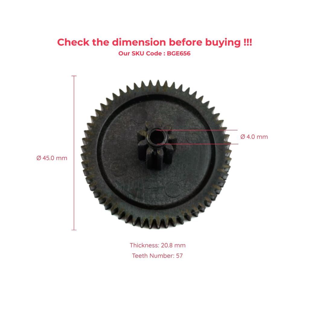 Для Peugeot 208 1.4 HDI Motor BGE656 EGR Exhaust Gas Recirculation Valve Cooler Motor Cog Gas Sprocket Actuator Gear 57 Teeth