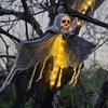 Halloween LED Ghost Skeleton String Lights - Outdoor Hanging Decorations for a Spooky Atmosphere