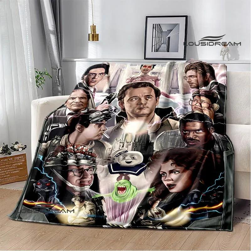 G-Ghostbusters Мультяшное одеяло Теплое фланелевое одеяло Мягкое и удобное Домашнее дорожное одеяло Постельное белье Подарок на день рождения