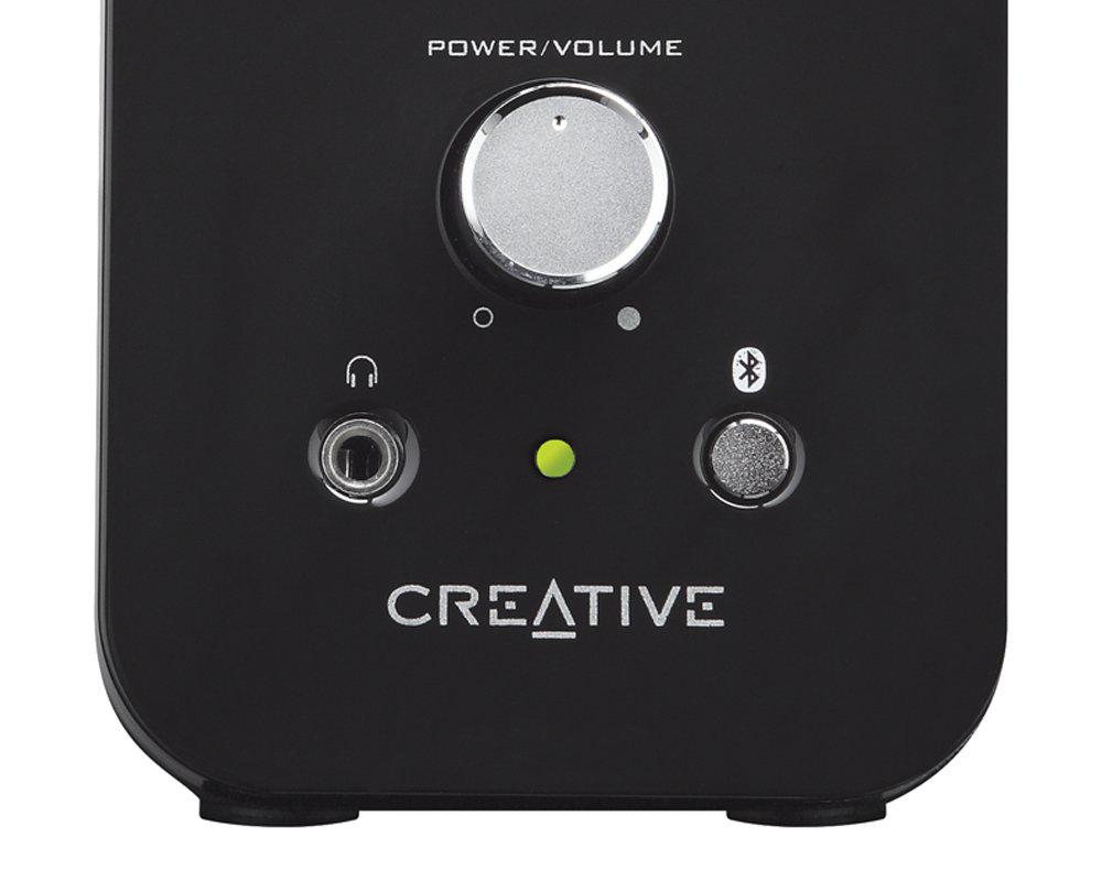 Креативная беспроводная настольная стереосистема Creative T12 с Bluetooth и аналоговым входом, компактная и мощная, с BassFlex SP-T12W, дизайн,