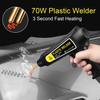 Plastic Repair Welder Kit Hot Stapler Plastic Welding Iron 2in1 Plastic Welding Fix Car Bumper Fender Kayak Quick Sturdy Repair
