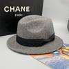 Горячая распродажа ebay осенние модели конопляно-серый с короткими полями и плоским краем конусообразный универсальный цилиндр мужской и женский, мужская шляпа