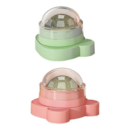 Игрушка-шарик с кошачьей мятой для кошек, вращающийся на 360 градусов шарик с кошачьей мятой, безопасная жевательная игрушка для котят для кошек, лизание, здоровье зубов, способствует активной игре