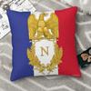 France Flag Pride Polyester Cushion Cover French Empire Napoleon Bedroom Office Decorative Breathable Hug Pillowcase