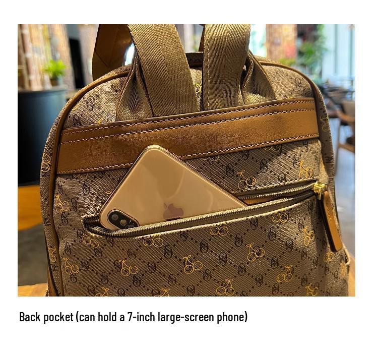 Женский модный рюкзак из натуральной кожи большой вместимости 2025 – Многофункциональный дорожный рюкзак