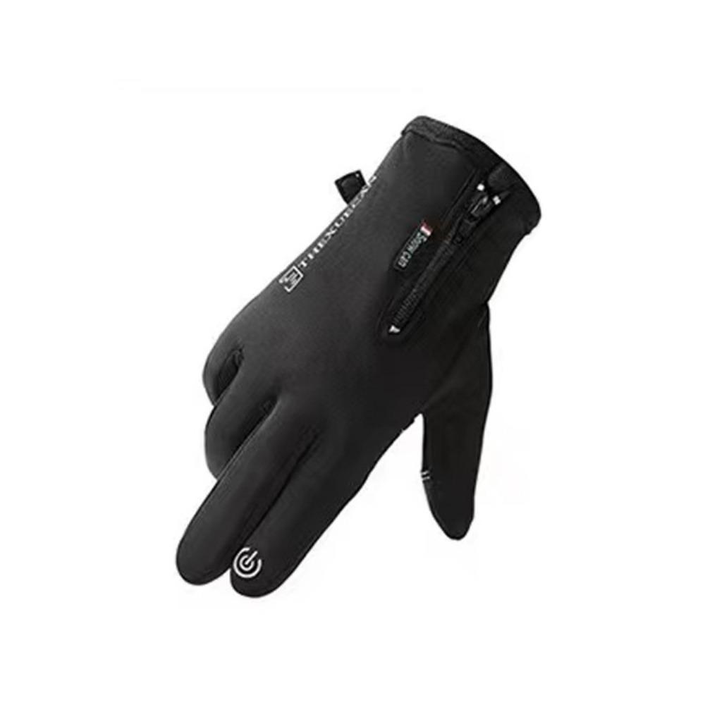 Уличные теплые водонепроницаемые перчатки зимние с открытыми пальцами