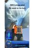 2025 Portable Outdoor Hanging Fan with Digital Display and High-Speed Cooling