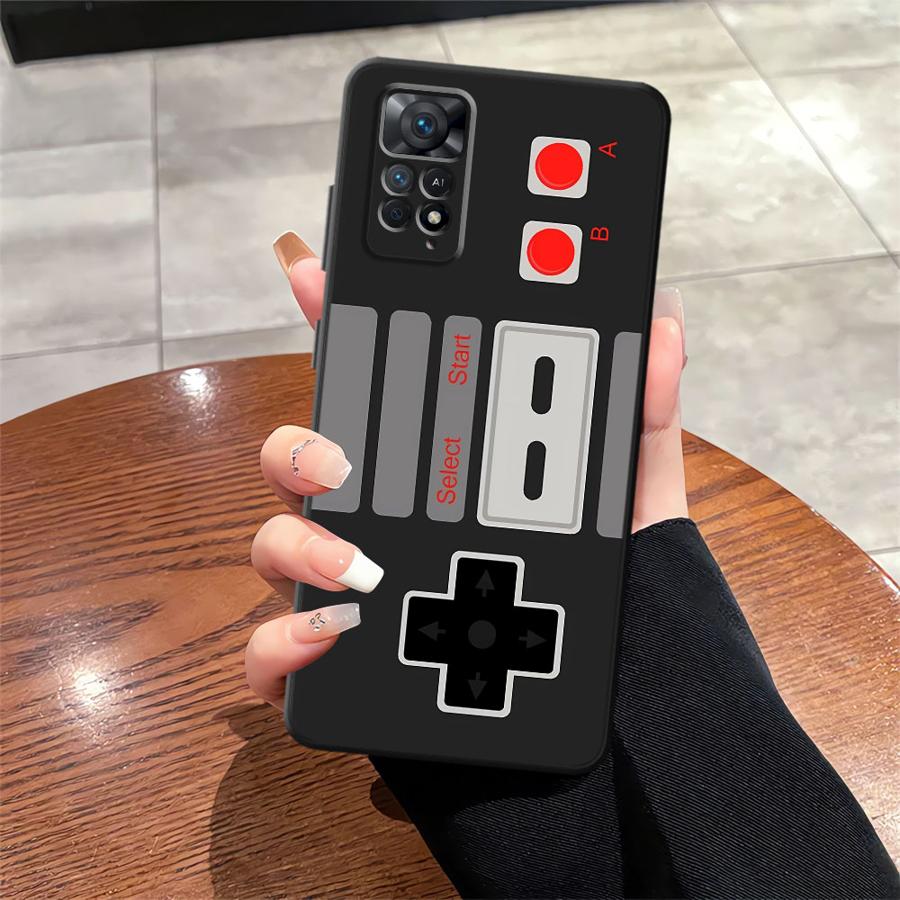 Case for Xiaomi Redmi Note 9 14 10 10S 9S 12 Pro 13 Pro Plus 7 8 11 11s 12s Funda Phone Cover Retro Cameras Games