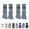 UPBEATLIFE Pilates Yoga Suitable for All Unisex Women's Socks, Socks, Five-Toe Socks, Non-Slip, Long, Warm, Moisture-Wicking, Breathable,