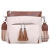 HiChiclife Женская сумка через плечо 2-в-1, Сумка-тоут Crossbody, Регулируемая длина, Легкая, Толстый плечевой ремень, Деталь с кисточкой, Популярная и милая,