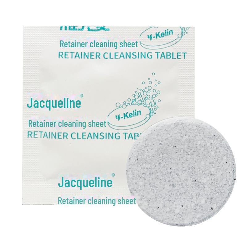 Таблетки для чистки невидимых брекетов и зубных протезов - Шипучее средство для чистки зубов