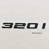 3D ABS Matte Black Car Letters Logo 320d 320i Emblem Sticker Rear Trunk Badge For BMW 320d 320i E90 E91 F30 F31 Auto Accessories ia2