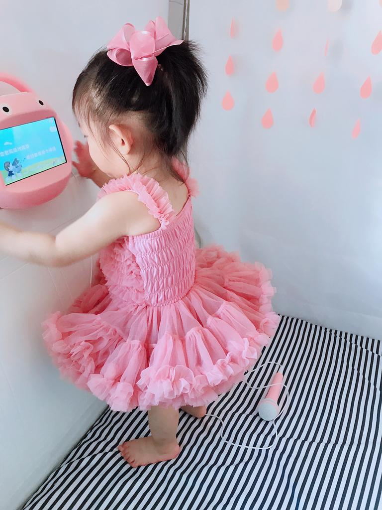 Платье принцессы для девочек, бальное платье из тюля без рукавов, платье для дня рождения и свадьбы, пышный карнавальный костюм для детей от 2 до 8 лет