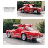 1/32 Benz 300SL 35# Винтажный Классический Сплав Металл Литой Модель Автомобиля Звук и Свет Симуляция Коллекция Дисплей Украшения Подарок