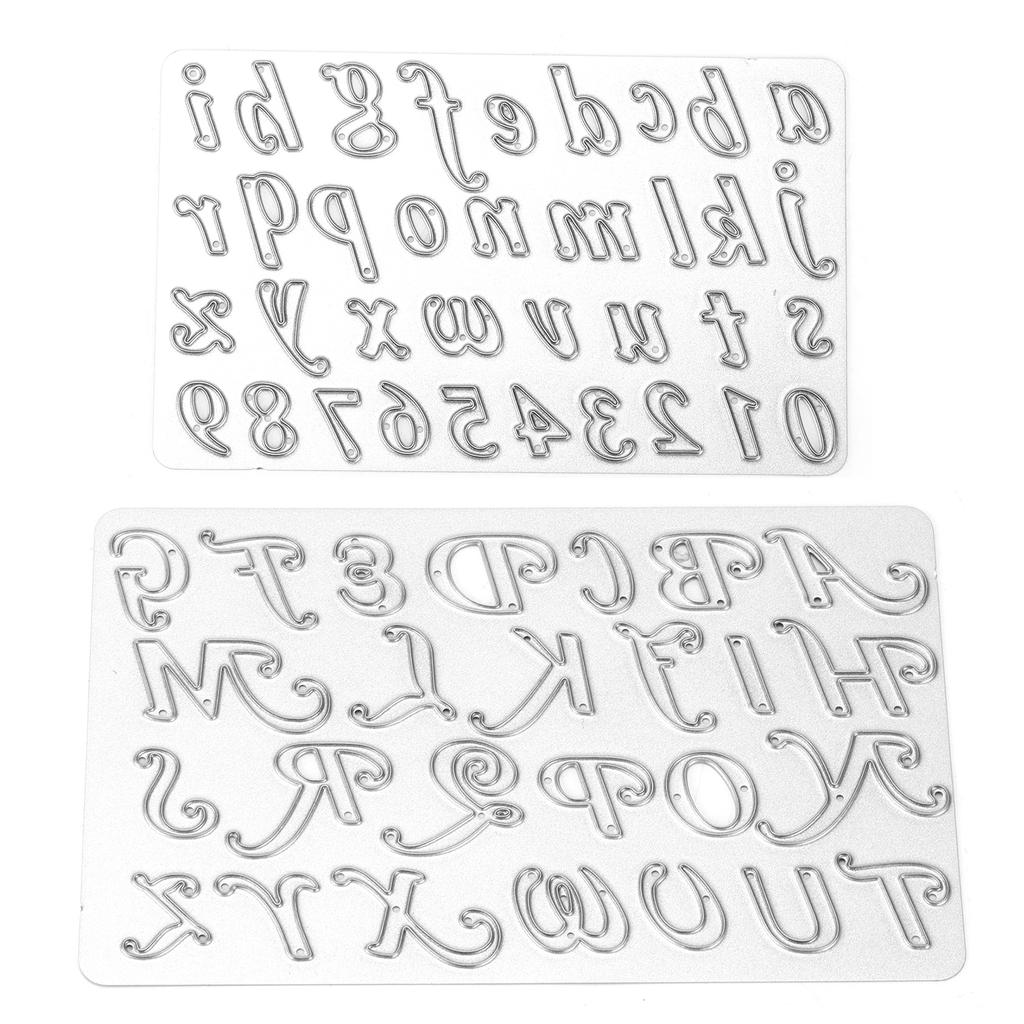 2 шт., высечки из углеродистой стали, буквы, форма для скрапбукинга, форма для ремесел, фотоальбом
