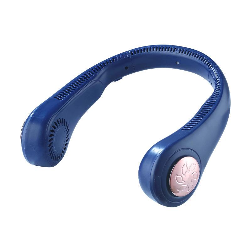 Складной бесшумный шейный вентилятор: Беспроводной, с питанием от USB, для занятий спортом на открытом воздухе