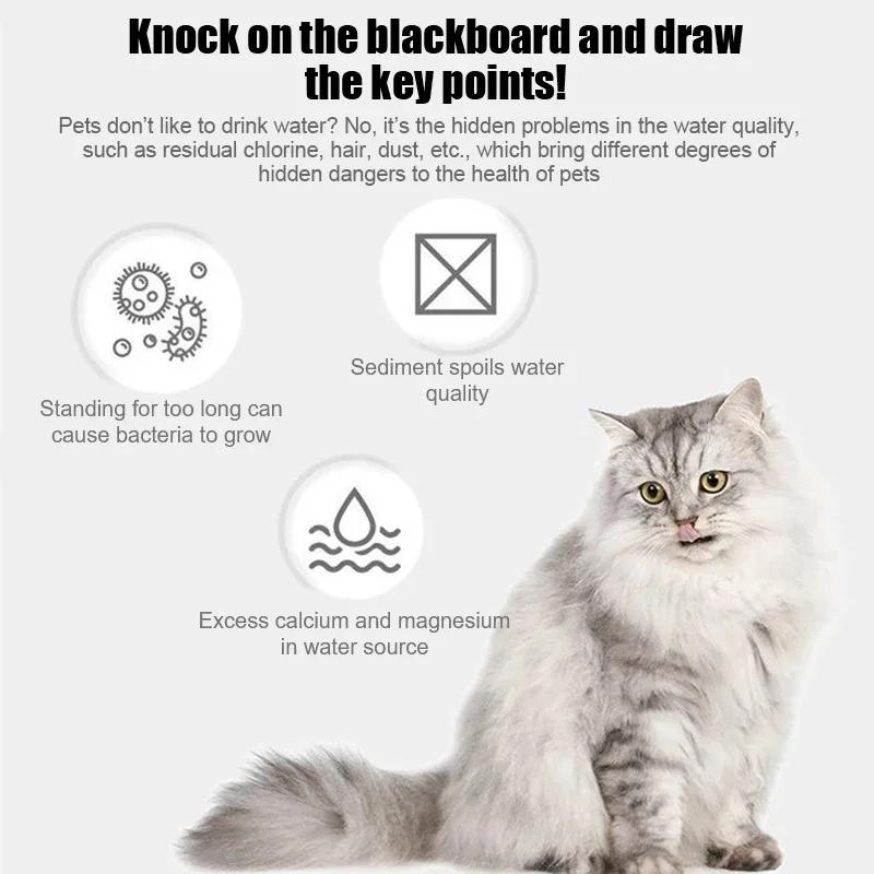 4 шт. Фильтр для фонтана для кошек, сменный фильтр для фонтана, диспенсер для воды для домашних животных, сменный фильтр для фонтана для кошек для домашних животных