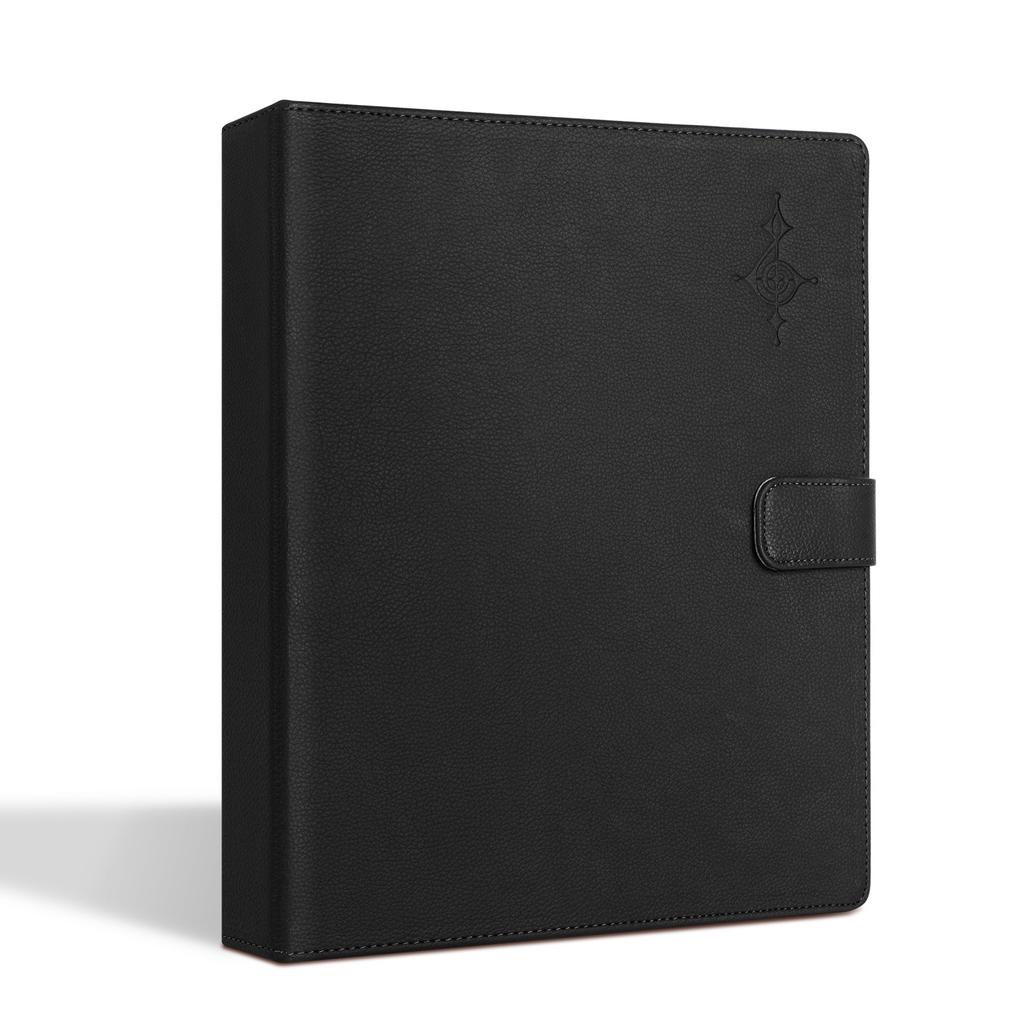 Music Folder 30 Loose Sheets Choral Music Folders with Hand Strap PU Leather for Stage Performance