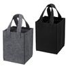 4 Bottle Wine Carrier Wine Gift Bags Divider Felt Wine Storage Tote Bags Reusable Grocery Bags With Handles Beer Packaging Box
