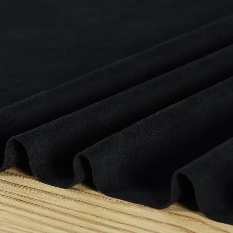 100x150cm Suede Fabric Stretch Double Microfiber for Costume Dresses Skirt Sewing Stretch Frosted Cloth Plain Material