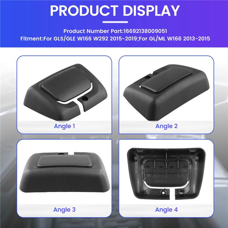 A16P-Car Rear Seat Belt Buckle 16692138009051 For Mercedes Benz GLS GLE W166 W292 2015- GL ML W166