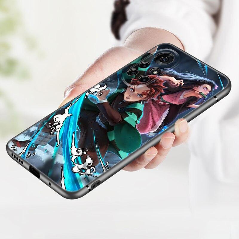 Чехол для телефона с изображением аниме «Убийца демонов» для Huawei Honor 60 50 SE 30S Mate 30 20 10 Lite 40 Nova 9 8 Pro Y60 8i 7i 7SE 5T Премиум-чехол