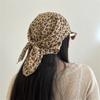 Thin Headband Leopard Print Neckerchief Fashionable Hairband  Women