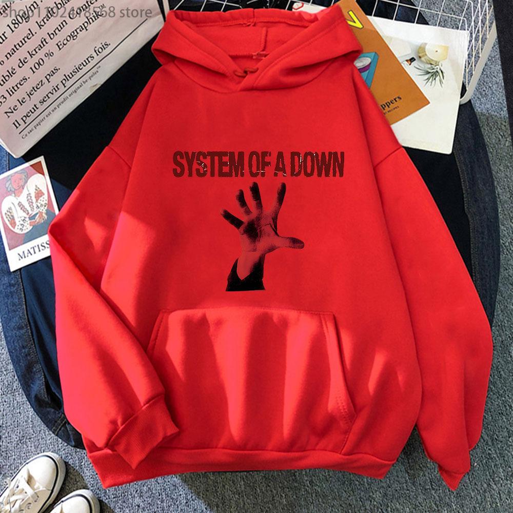 Толстовки с капюшоном System of A Down Band, толстовки в готическом стиле, рок-музыка, уличная одежда, модное женское пальто, спортивный костюм, мужская одежда унисекс Y2k