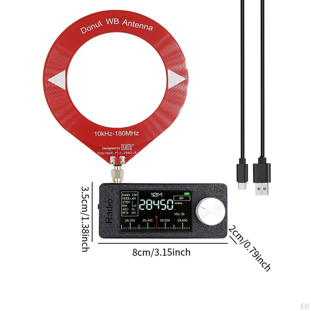 SI4732 Мини-радио Компактный разъем для наушников Трансляция для пешего туризма