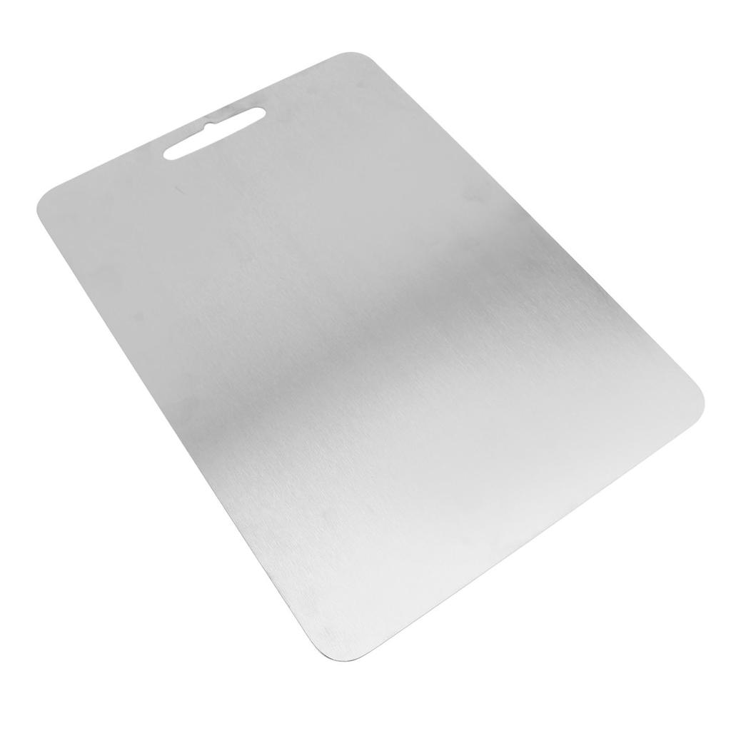Ti Metal Cutting Board Thickened Chopping Board for Vegetables Fruits Bread Dough Kitchen Cooking