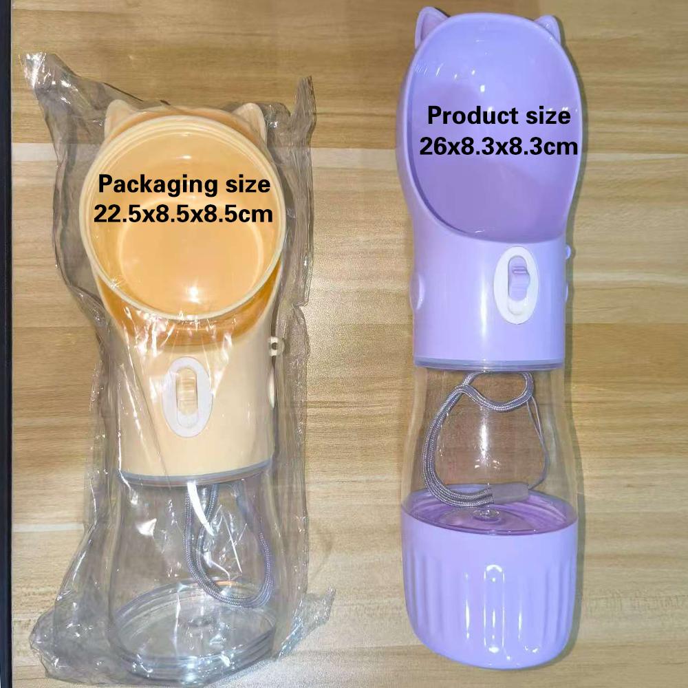 Уличная портативная бутылка для воды для собак маленьких, средних и больших собак, кошек, дорожная, походная, миска для корма для домашних животных, принадлежности для французских бульдогов и йоркширских пород