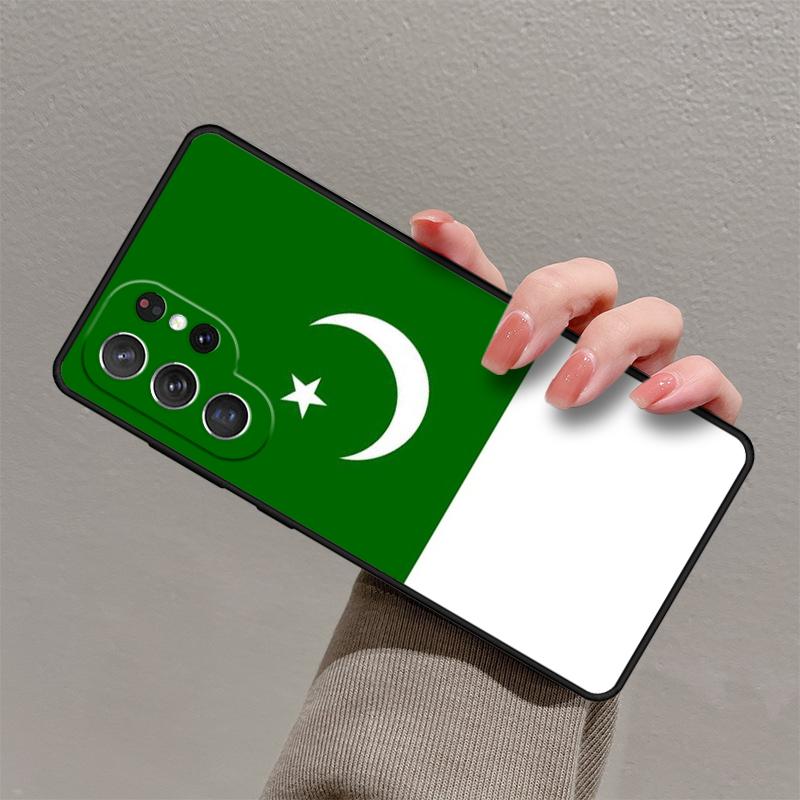 Pakistan Passport Flag Phone Case For Samsung Galaxy S25 S23 S30 S21 S20 FE S24 S22 Ultra Note 10 20 Plus Silicone Cover lite