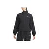 Nike Loose Solid Color Stand Collar Long Sleeve Jacket Women Jacket Black FB5016-010