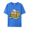 Party Happy Fall Yall Maltese Dog On Truck Tshirt Top Tshirts Rife Tops  Tees Cotton Men Cute Style Cotton Graphic Tees