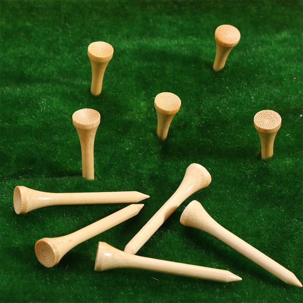 Stronger 4 Size Swing Practice 100Pcs Golf Accessories Golf Training Bamboo Tee Golf Tees