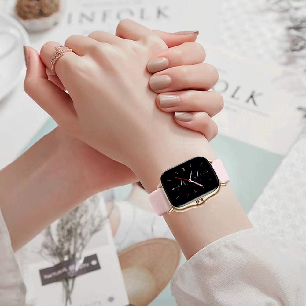 20 мм 22 мм ремешки для часов для Amazfit GTS/2/2e/4/3/GTS2 Mini/GTR 4/47 мм/GTR2/2e/3 спортивный силиконовый браслет Amazfit bip 6 5 3 U band