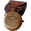 To My Son Personalized Brass Compass, Son from Dad, Gift for Son Mother Son Gift