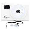 Bolalar uchun raqamli kamera 1080P HD 48MP 16X Zum Portativ Vlogging Sayohat uchun Titrashni oldini oluvchi H12 Oq