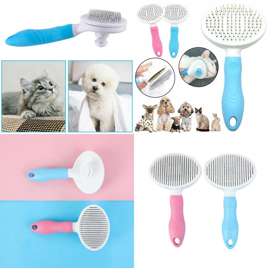 Round Head Pet Hair Comb For Automatic Hair Removal And Beauty Cleaning