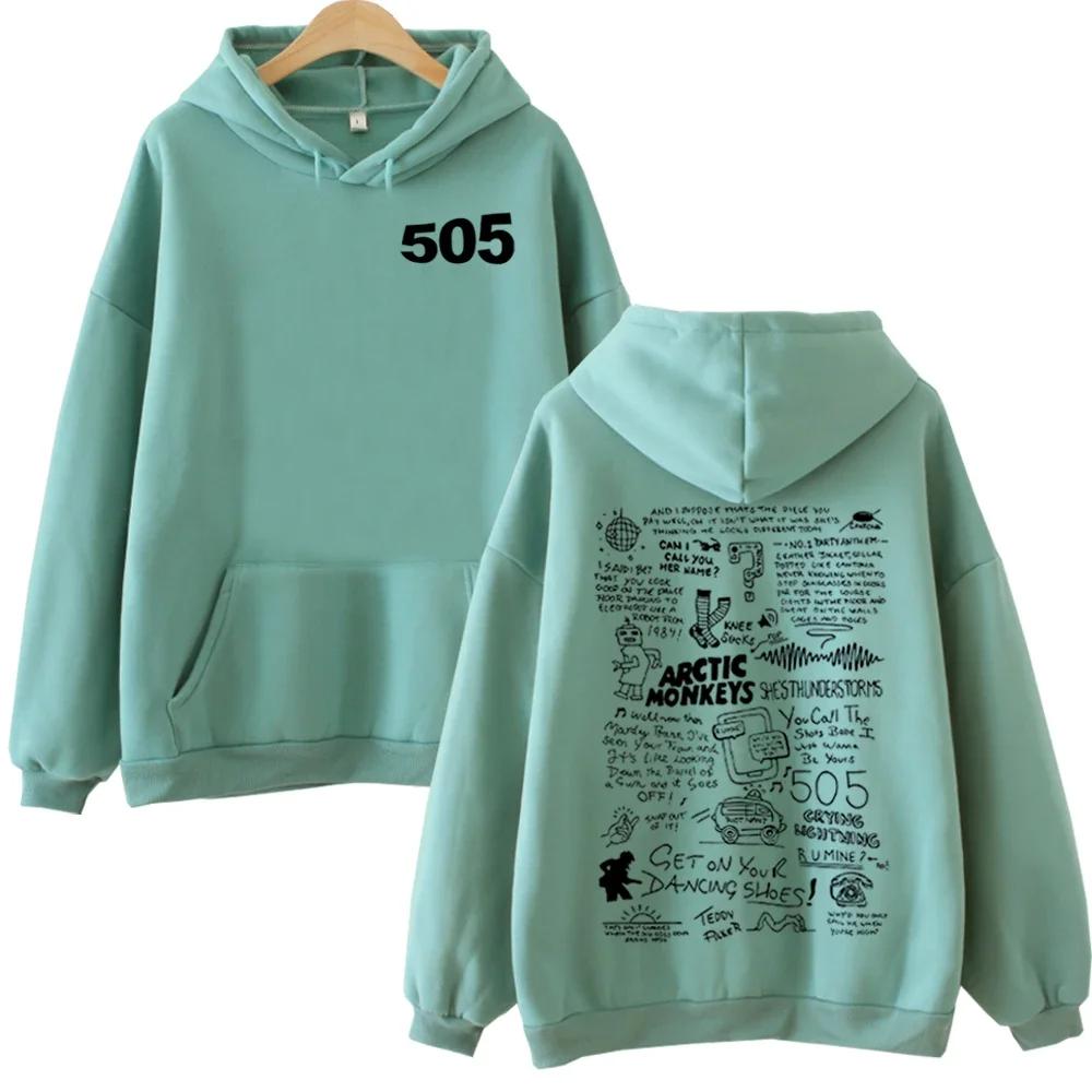 505 Hoodie Arctic Monkeys Music Hoodie Arctic Monkeys Merch Подарок для фанатов Arctic Monkeys Пуловер Топы Уличная одежда Унисекс