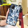 Fashion Back Cover Phone Case For Tecno Pova/LD7 Waterproof Dirt-resistant Anti-knock Silicone Shockproof Wrist Strap