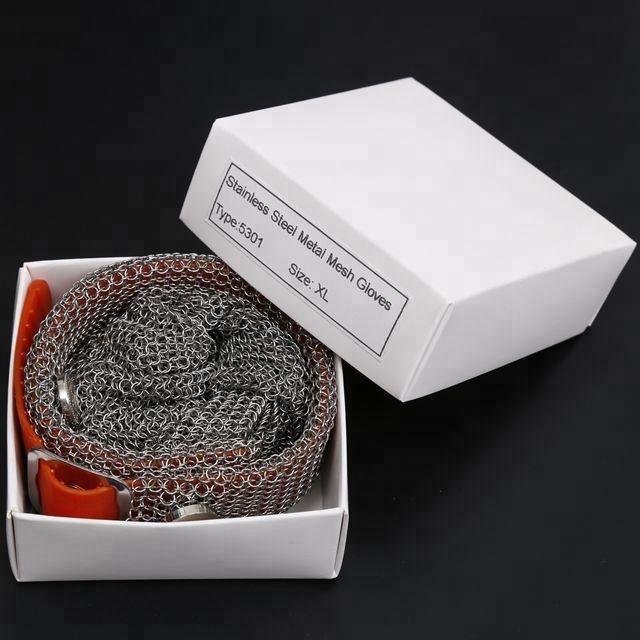 316L Metal Mesh Stainless Steel Ring Mesh Butcher Five Finger Chainmail Gloves Offered Directly From Manufacturer