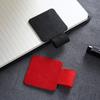 Desk PU Leather Notebooks Clipboards Office Accessories Clip Pencil Holder Pen Organizer Pen Clips
