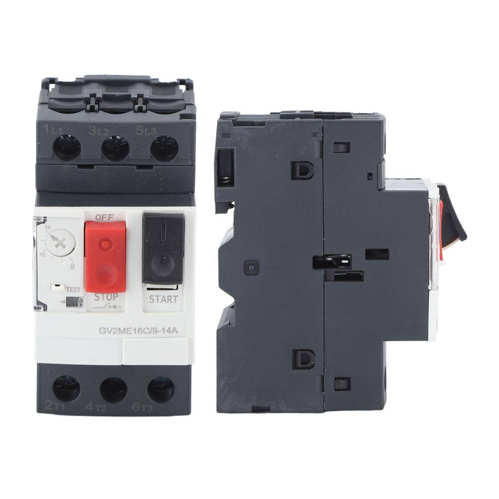 Motor Circuit Breaker Overload Short Circuit Protection 35mm Guide Rail Mounting Motor Protection