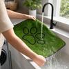 Тренировочный коврик с травой для собак и кошек, Впитывающий, Не протекающий, Многоразовый коврик для приучения к туалету с искусственной,