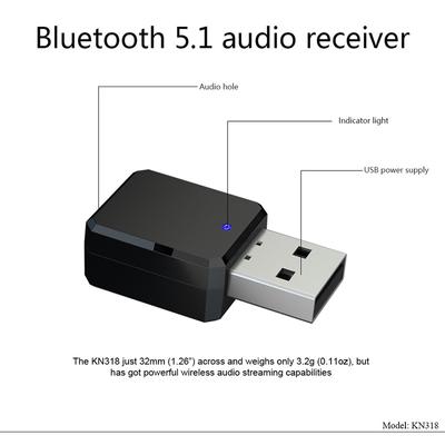 Bluetooth 5.1 автомобильный комплект беспроводной музыки 3,5 мм Aux USB питание аудио приемник адаптер авто Bluetooth стерео для автомобильного радио Mp3 ПК