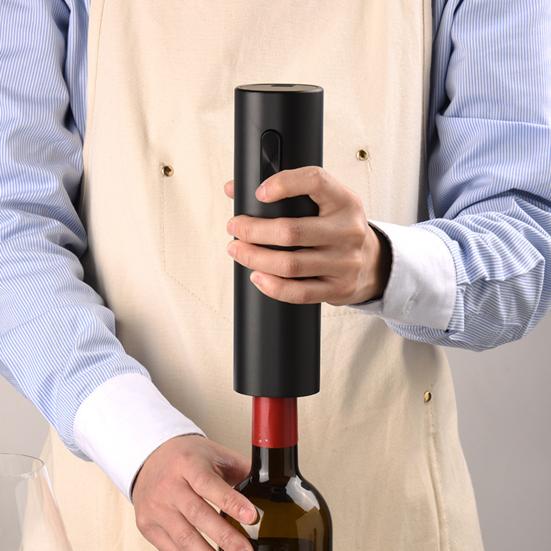 Легкая электрическая открывалка для вина, работающая на батарейках, быстрое и легкое удаление пробки, идеально подходит для любителей вина