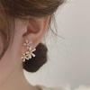 Korean Floral Earrings: Trendy 2025 Design for Women - Light Luxury, Niche Spring/Summer Style