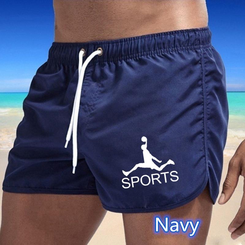 BBK-32 2025 Summer Men's Quick-Drying Swim Trunks Sports Pants Swimwear Beach Shorts Jogging Shorts