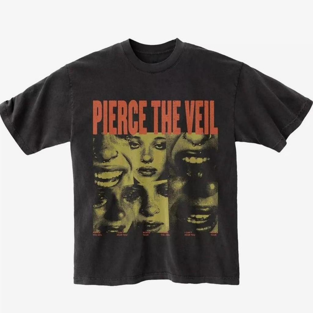 Pierce the Veil Rock Band Tour Short Sleeve Black Color Shirt KV41016 Unisex T-Shirt